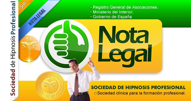 nota legal del Colegio de hipnólogos